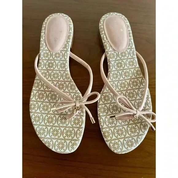 Kate Spade Pink and Cream Sandals - Picture 1 of 12